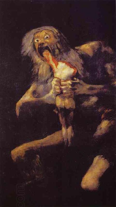 Francisco Jose de Goya Saturn Devouring One of His Chidren oil painting picture